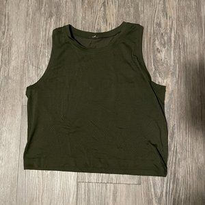 Breeze By Muscle Crop Tank Top logo